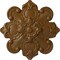 Ekena Millwork Katheryn Ceiling Medallion, Hand-Painted Smokey Topaz, 18 1/8"OD x 1 1/4"P CM18KASTF - alternate 1